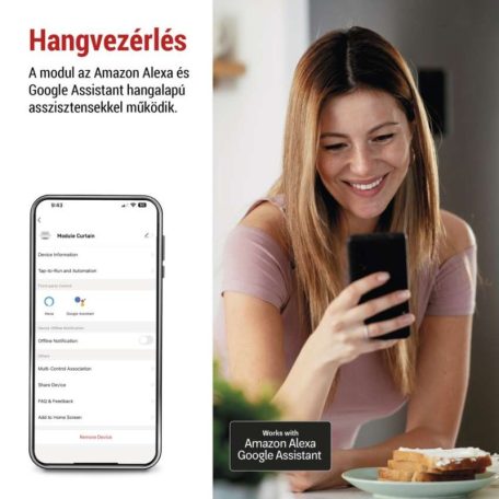 GoSmart motoros modul IP-2122CZ, ZigBee, 2 csatornás