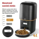 Pet Care állateledel adagoló, 4 L, fekete