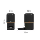 GoSmart állateledel adagoló Pet Care, 4 l, fekete, Wi-Fi