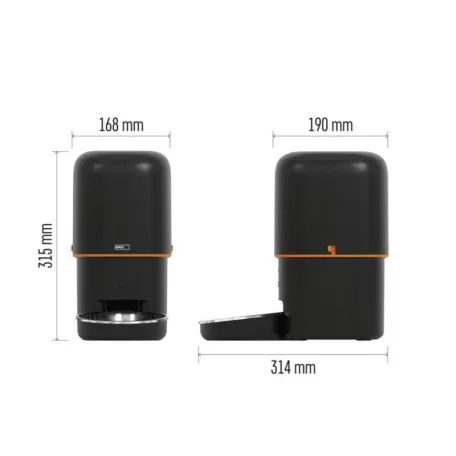 GoSmart állateledel adagoló Pet Care, 4 l, fekete, Wi-Fi