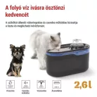 Pet Care háziállat itató, 2,6 l, szürke