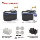 Pet Care háziállat itató, 2,6 l, szürke