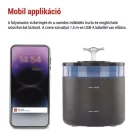 GoSmart háziállat itató Pet Care, 2,6 l, szürke, Wi-Fi