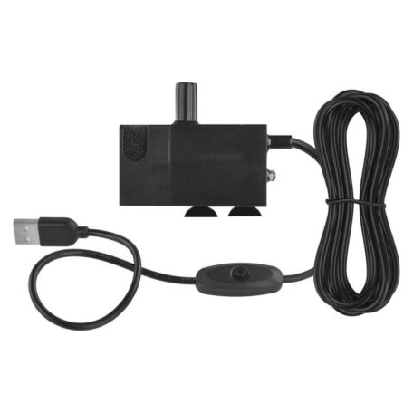 Tartalék vízszivattyú okos vízszökőkutakhoz, fekete