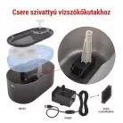 Tartalék vízszivattyú okos vízszökőkutakhoz, fekete