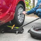 HAINA Kraftech 2,5T krokodil emelő ( professzionális ) PICK UP SUV Hidraulikus Krokodil Emelő 2,5Tonna "TUV-GS" 82-385mm - alacsony profilú emelő ültetett futóműves autókhoz