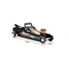 HAINA Kraftech 2,5T krokodil emelő ( professzionális ) PICK UP SUV Hidraulikus Krokodil Emelő 2,5Tonna "TUV-GS" 82-385mm - alacsony profilú emelő ültetett futóműves autókhoz