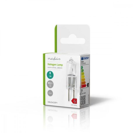 Halogén Izzó | 7 W | 85 lm | 2800 K | Meleg Fehér | Egyértelmű | A csomagolásban található lámpák száma: 2 db