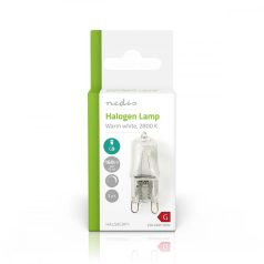   Halogén izzó G9 | 18 W | 160 lm | 2800 K | Meleg Fehér | Egyértelmű | A csomagolásban található lámpák száma: 2 db