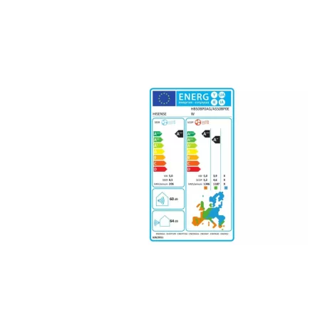 Hisense UNI HB Pro 5 kW HŰTŐ FŰTŐ split klíma szett SCOP4,6 (HB50BP0A H tarifa 18000BTU Hisense Uni HB 5 kW fehér, oldalfali split klíma (HB50BP0A/AS50BP0EW)