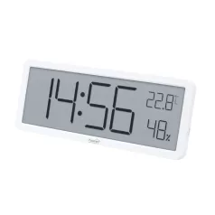   HOME HC18 páratartalom és hőmérséklet mérő ébresztőóra, prémium LCD kijelzővel, bútorra, falra helyezhető