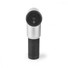 Sport Masszázs Pisztoly | Elemes Áramellátás | Beépített Lítium-ion | Újratölthető | 6 Masszázs Mód | 4 Cserélhető Tartozék | Fekete / Szürke