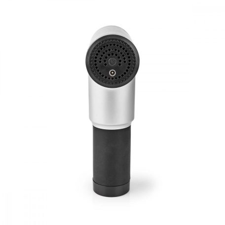 Sport Masszázs Pisztoly | Elemes Áramellátás | Beépített Lítium-ion | Újratölthető | 6 Masszázs Mód | 4 Cserélhető Tartozék | Fekete / Szürke