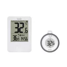 Home HCP60 vezeték nélküli úszó medence hőmérő, külső-belső hőmérséklet, min/max hőmérsékletek rögzítése, pontos idő, elemes működtetés