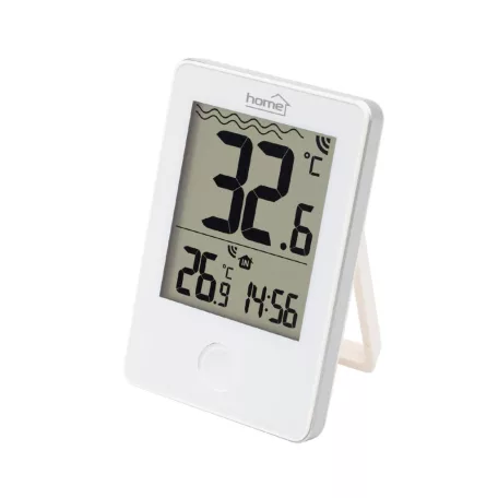 Home HCP60 vezeték nélküli úszó medence hőmérő, külső-belső hőmérséklet, min/max hőmérsékletek rögzítése, pontos idő, elemes működtetés