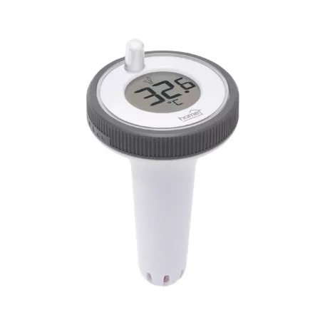 Home HCP60 vezeték nélküli úszó medence hőmérő, külső-belső hőmérséklet, min/max hőmérsékletek rögzítése, pontos idő, elemes működtetés