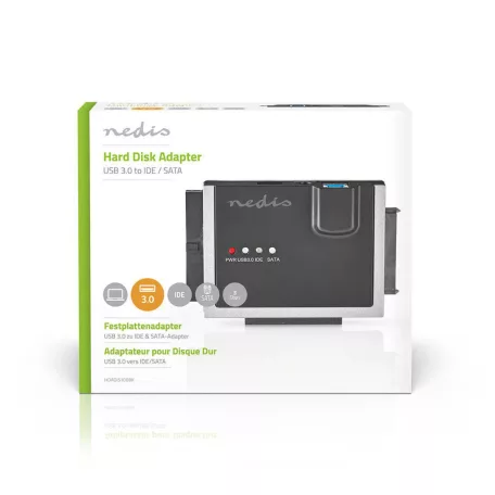 Hard Disk Adapter | USB 3.0 | 2.5 / 3.5 " | IDE + SATA | Hálózati Áramellátás
