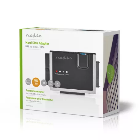 Hard Disk Adapter | USB 3.0 | 2.5 / 3.5 " | IDE + SATA | Hálózati Áramellátás