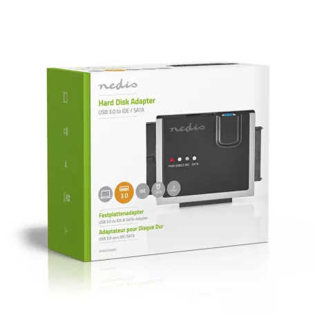 Hard Disk Adapter | USB 3.0 | 2.5 / 3.5 " | IDE + SATA | Hálózati Áramellátás