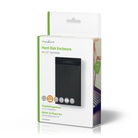 Merevlemez Ház | 2.5 " | SATA III 6 Gb/s | USB 3.1 Gen1 | USB Type-A | Műanyag