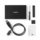Merevlemez Ház | 2.5 " | SATA III 6 Gb/s | USB 3.2 Gen1 | USB Type-A | Alumínium / Műanyag
