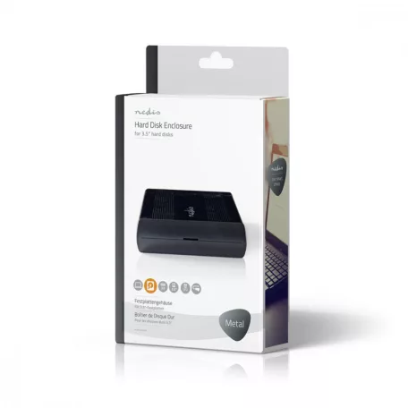 Merevlemez Ház | 3.5 " | SATA II | USB 3.2 Gen1 | USB Type-A | Alumínium