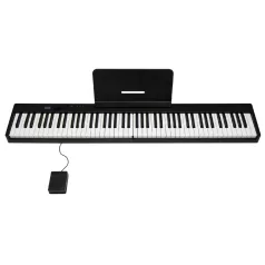   Home HFP1 összecsukható zongora, 88 billentyű, 128 választható hangszín és ritmus, 20 demó dal, beépített sztereó hangszóró, LCD kijelző, Bluetooth kompatibilis