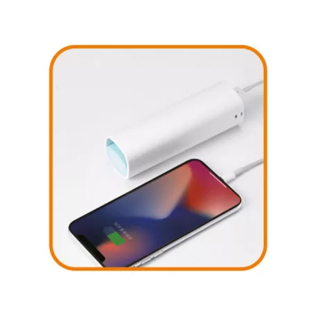 Home HF 10/T kézi, tölthető ventilátor, 10 cm-es lapátátmérő, 1200 mAh Li-ion akkumulátor, power bank funkció, visszahúzható lapát