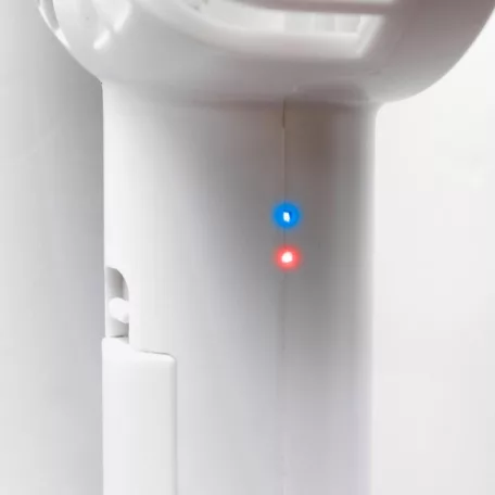 Home HF 9/WH kézi, tölthető ventilátor, 4 W, 10 cm-es lapátátmérő, 3 fokozat, 1200 mAh Li-ion akkumulátor, asztali tartó, fehér