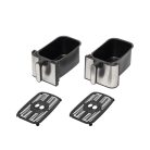 HOME HGAF29 duplakosaras forrólevegős sütő, 2 x 4,5L, 2000 W, digitális vezérlés, 8 féle üzemmód