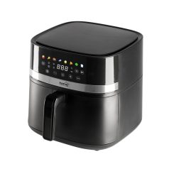   Home HGAF8 digitális air fryer, forrólevegős fritőz, 8 liter kapacitás, 2000 W, hőmérsékleti tartomány 80 – 200 °C
