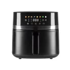 Home HGAF8 digitális air fryer, forrólevegős fritőz, 8 liter kapacitás, 2000 W, hőmérsékleti tartomány 80 – 200 °C
