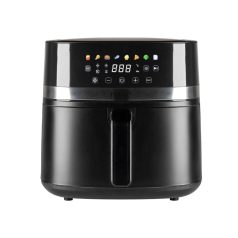   Home HGAF8 digitális air fryer, forrólevegős fritőz, 8 liter kapacitás, 2000 W, hőmérsékleti tartomány 80 – 200 °C