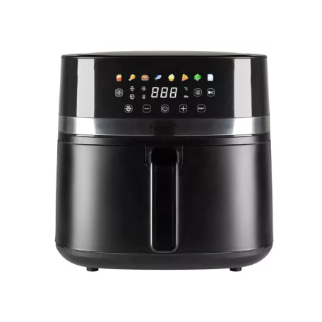 Home HGAF8 digitális air fryer, forrólevegős fritőz, 8 liter kapacitás, 2000 W, hőmérsékleti tartomány 80 – 200 °C