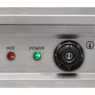 HOME HGAG30 plancha elektromos sütőlap, 3000 W, acél sütőlap, állítható hőmérséklet, olajgyűjtő fiók