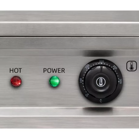 HOME HGAG30 plancha elektromos sütőlap, 3000 W, acél sütőlap, állítható hőmérséklet, olajgyűjtő fiók
