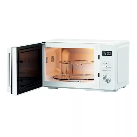 HOME HGMH25GR mikrohullámú sütő, 25 liter, grillfunkció, 25l, fehér, 900 W, digitális, 5 fokozat, gyerekzár