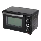 HOME HGMS19 mini sütő, 1280 W, max. 230 °C, 19 literes, időzítő, hőszigetelt burkolat, üveg ajtó