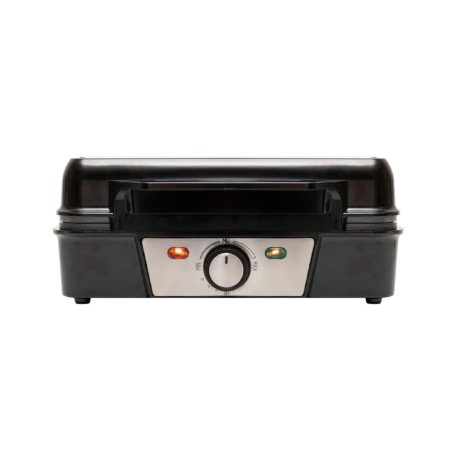 Home HGOS4 ostyasütő és sajtos tallér sütő, 1200 W, rozsdamentes burkolat, jelzőfények, 160–235 °C