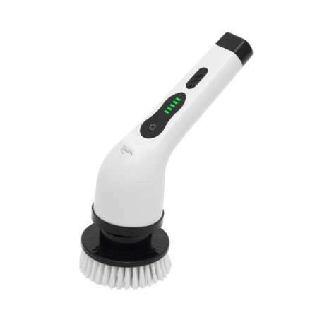 Home HGPB8 elektromos tisztítókefe szett, 25W teljesítmény, 8 cserélhető fej, teleszkópos nyél, változtatható sebesség, tölthető, tartozék USB-C töltőkábellel