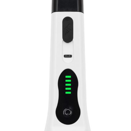 Home HGPB8 elektromos tisztítókefe szett, 25W teljesítmény, 8 cserélhető fej, teleszkópos nyél, változtatható sebesség, tölthető, tartozék USB-C töltőkábellel