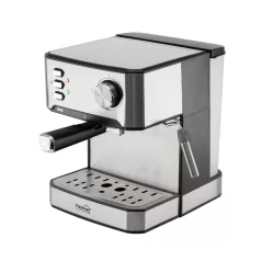   HOME HGPR15 presszókávé főző, 15bar, inox, tejhabosítás, elektronikus vezérlés, automatikus kikapcsolás