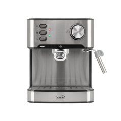   HOME HGPR15 presszókávé főző, 15bar, inox, tejhabosítás, elektronikus vezérlés, automatikus kikapcsolás