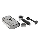 HOME HGPR15 presszókávé főző, 15bar, inox, tejhabosítás, elektronikus vezérlés, automatikus kikapcsolás