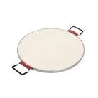 HOME HGPZ30 elektromos pizzasütő, 1200W, max. 430 °C, mechanikus hőmérő, pizzakő, duplafalú ablak, alsó/felső sütés