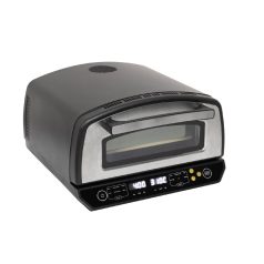   HOME HGPZ450 elektromos pizzasütő, max. 2000 W, max. 450 °C, LED kijelző, érintőgomb, fém ház, multifunkciós