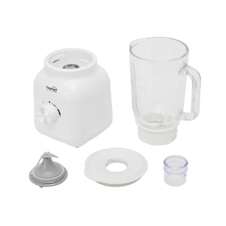 HOME HGTB15 turmixgép, 1,5L-es üvegtartály, 800 W, 2 fokozat