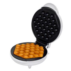   Home HG BG 30 bubble gofrisütő, teljesítmény 900 W, tapadásmentes sütőfelület, jelzőfények