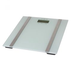   Home HG FMZ 18 fürdőszobai mérleg, méréshatár 180 kg, mérési pontosság 100 g, LCD kijelző, testzsír, testhidratáltság, izomtömeg meghatározás