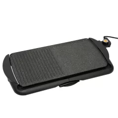   Home HG GR 03 asztali grill, teljesítmény 2000 W, tapadásmentes felület, zsírgyűjtő fiók